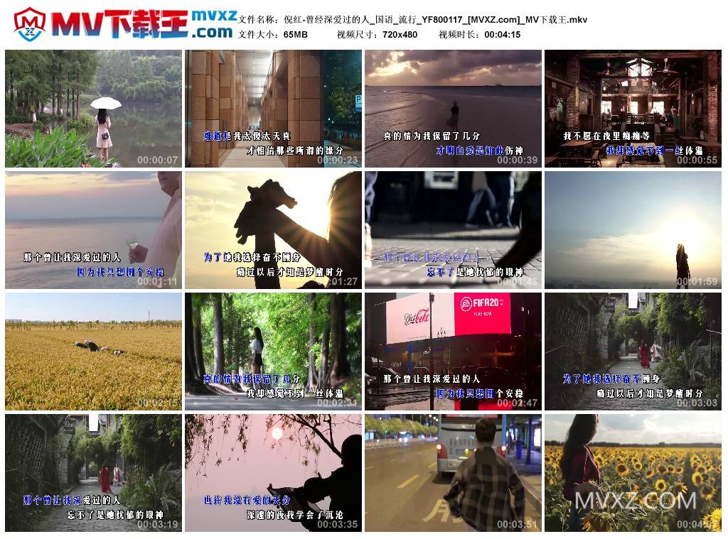 倪红-曾经深爱过的人_国语_流行_YF800117